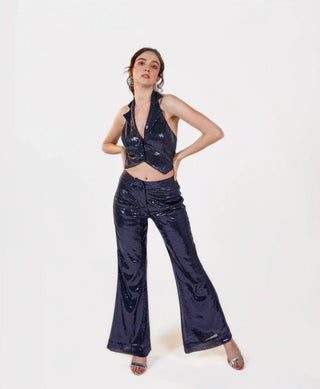 Debonair Sequins Bell Bottoms