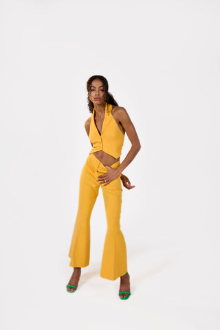 Debonair Yellow Bell Bottoms